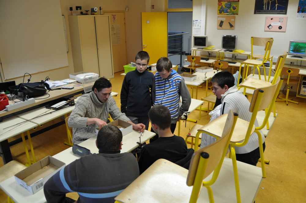 Dmontration de chaque tape en grand groupe.